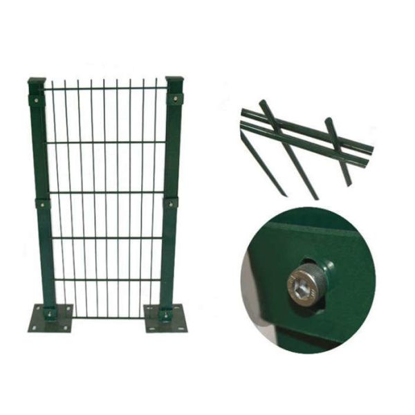 868 Welded Wire Mesh Fence 1.8-4.87m Height Double Wire Mesh Fence