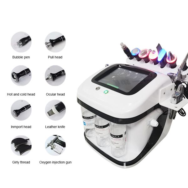 Skin Rejuvenation Microdermabrasion Bubble Oxygen Rf Hydro Aqua Peel Machine
