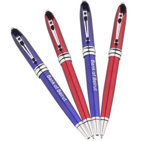 Roller Metal Souvenir Blue Metal Pen