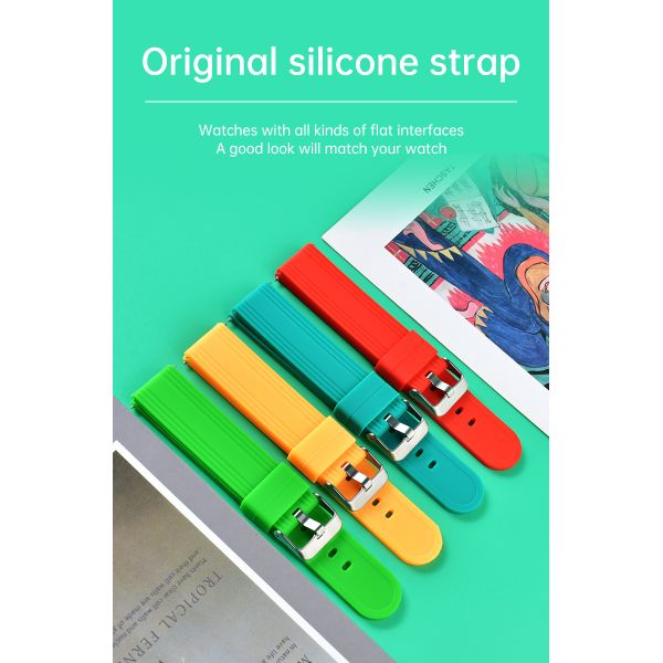 Silky Vertical-Stripe Silicone Wristband · Customizable Logo | OEM/ODM - Made In China By Manufacturer SHX