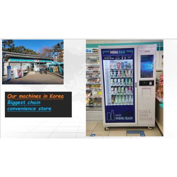 6 Floors * 10 Slots Snack Food Vending Machine With Optional Heating System 50 C And Cooling System 3℃-20℃
