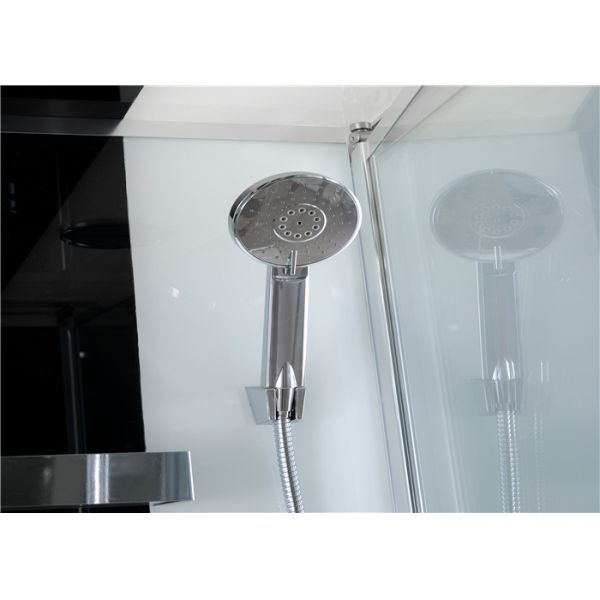 , Square Shower Cabin with white acrylic tray,Fashion Pivot Door， Corner Shower Stalls