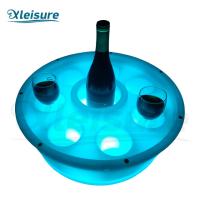 Uso de cristal movible flotante del tenedor de la tina caliente LED de la barra del LED para la piscina del balneario y el balneario de la nadada