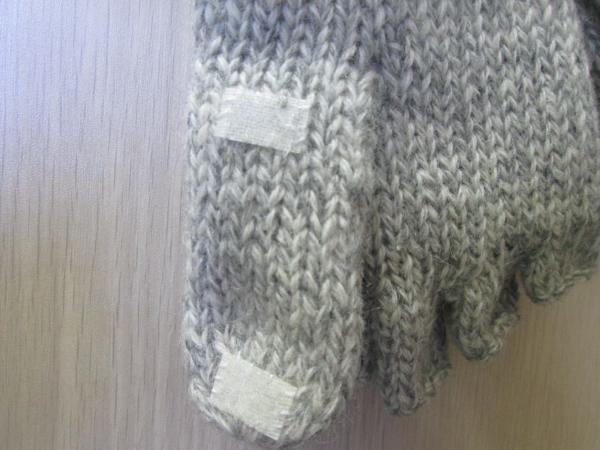 Ladies Acrylic&Wool Glove-Cut fingers with Flip--Thinsulate glove--Fashion glove--Solid color