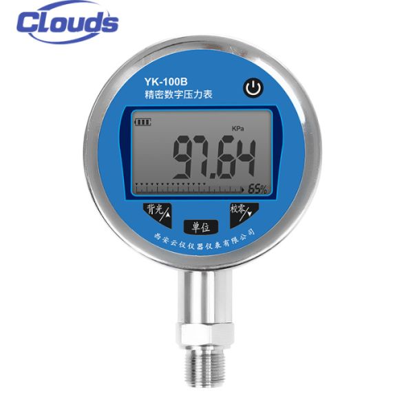 Smart Digital Pressure Gauge YK-100B RS485 Modbus RTU for SCADA Industrial Automation