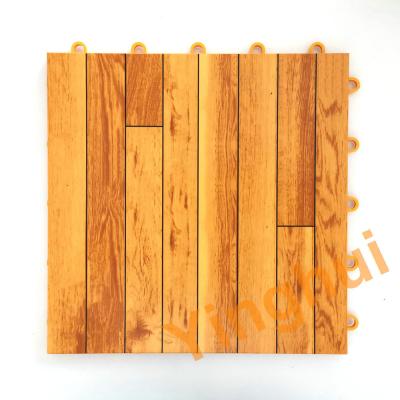 Single Layer Plastic Wood Floor Modular Basketball Court Flooring Indoor Outdoor