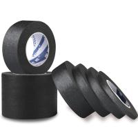 fita de papel de mascaramento preto personalizado para pintura de spray proteção decoração escrita pintores fita