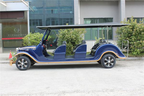 Battery Operated Custom Electric Golf Carts , 6 Person Classic Motorised Golf Trolley