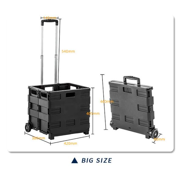 Ручные тележки складная тележка с пластиковым колесом из ПВХ