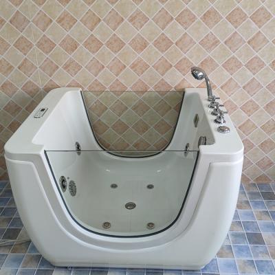 Massagem recém-nascida acrílica da hidroterapia da banheira dos termas do bebê