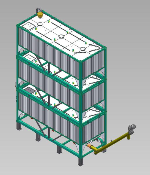 Batching Plant Cement Silo Cement Storage Silo Capacity 26 M³ +26 M³+26 M³ low level cement silos