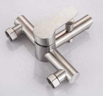 2.2 GPM Wall Mount Stainless Steel Faucet For Bathroom