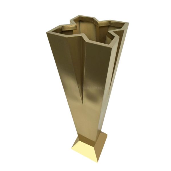 Caja irrompible impermeable del plantador de la flor del jardín del metal al aire libre