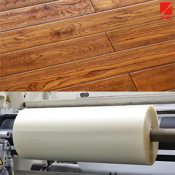 1000mm 1300mm Transparent Waterproof Pure PVC Wear Layer Supplier For LVT Flooring