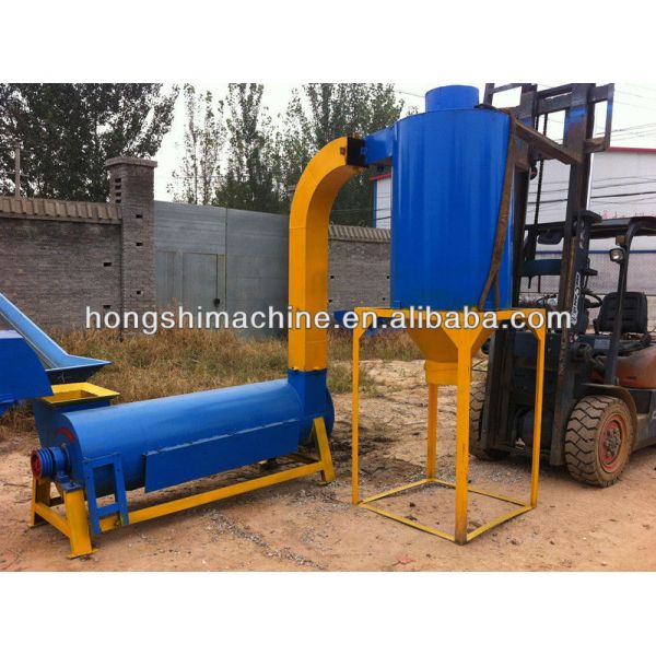 Wet Plastic Recycle Machine Dryer Stainless Steel Structure