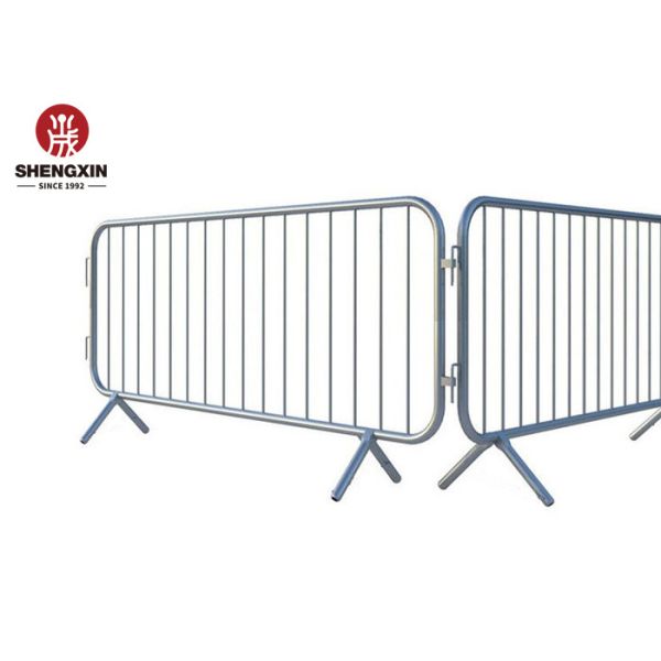 Interlocking Pedestrian Control Barriers Powder Coated Finish 12mm Inner Tube