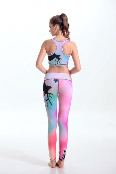 2016 latest fashion design women body building yoga pants