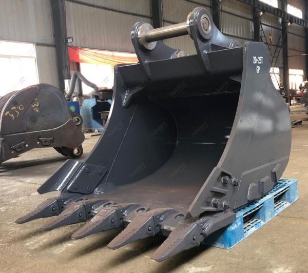 5-100 tons Excavator Stone Bucket For Earthmoving & Grading Tasks