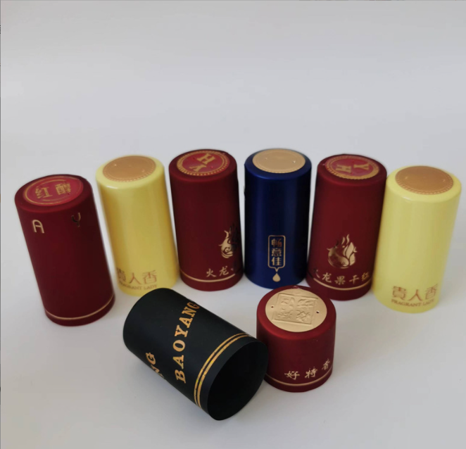 Настраиваемый цвет бутылки теплосокращающий ПВХ рельефная крышка бутылки с крышкой бутылки