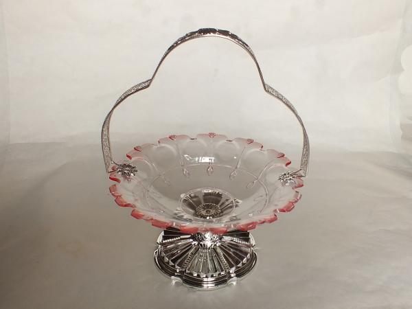 Sun flower shape candy bowl w/classic stand & elegant  (2)