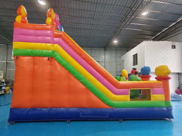 Impressão Digital Comercial Slide Seco Inflavel Slides Duplos Figuras de Cartão Para Outdoors Para Crianças