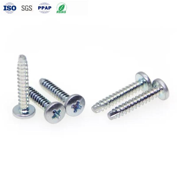 ST3x15 Cerrojo de corte de cola de autoaplazamiento de acero al carbono M0.8-M6 2mm-120mm