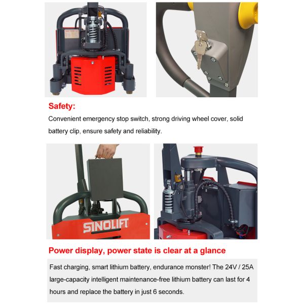 SINOLIFT EPT15-EZ Capacity 1500kg Electric Pallet Truck