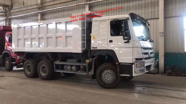 Caminhão de caminhão basculante 6x4 resistente de HOWO HW76 para construir