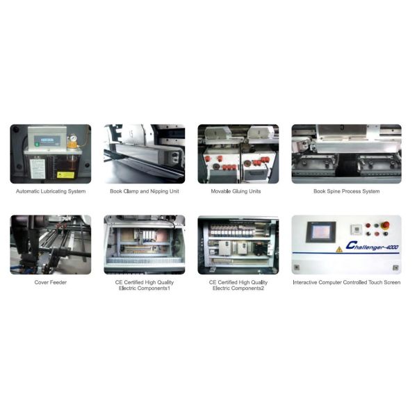 15 зажимает машину вязки 55kw клея книги 5000 Cycles/H