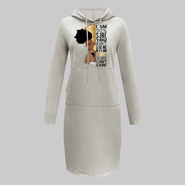 Self Cultivation Gray Short Sleeve Dress ODM Casual Wear Dress 94cm