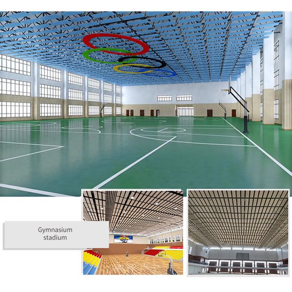 Специальные окрашенные декоративные панели из стекловолокна для внутреннего декора и звукоизоляции