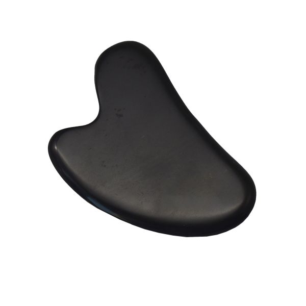 Heart Shape Bian Stone Jade Guasha Stone Gua Sha Tools with Timing Control Function and 78*54*5mm Measurement