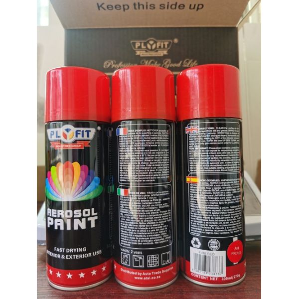 Transparent 10min Dry 400ml Automotive Aerosol Spray Paint