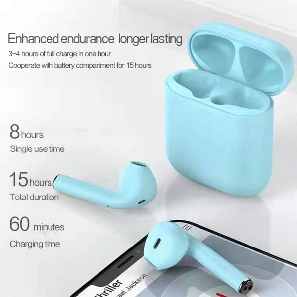 Inpods I12 Tws Bluetooth Smart Bracelet Earphone Headset Noise Cancelling Waterproof