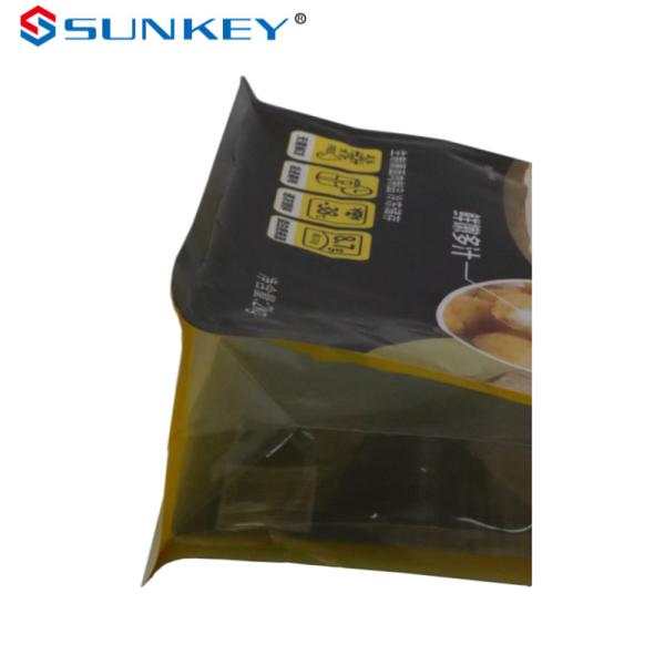 Ziplockk Flat Bottom Sustainable Packaging Pouch Box Packaging Frozen Food Packaging Bag