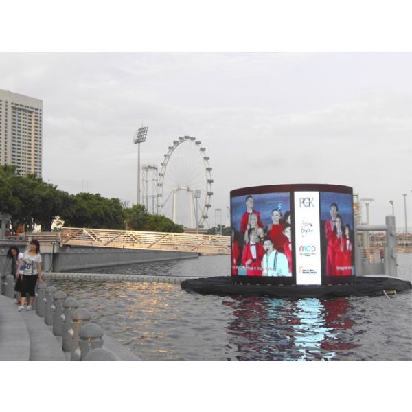 Дисплей СИД экрана П10 СМД рекламы СИД легкой установки на открытом воздухе на открытом воздухе