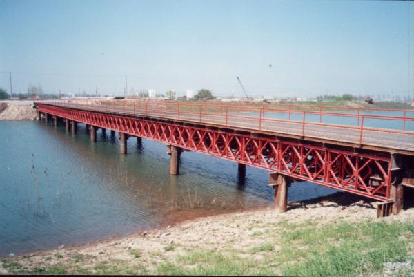 鉄骨構造が付いているプレハブのデルタのベイリー橋/鋼鉄トラス橋