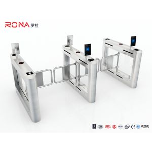 SUS304 Access Control Pedestrian Barrier Gate With Voice Light Alerts