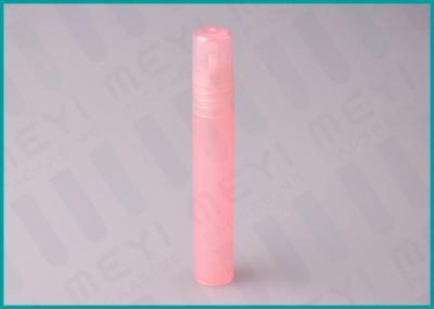 curso de empacotamento plástico cor-de-rosa geado 8ml da garrafa de perfume útil com pulverizador