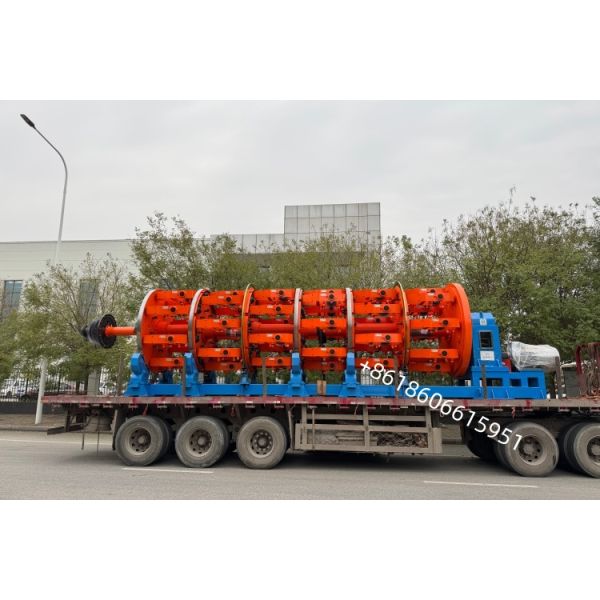 Wire And Cable Machine 1.0~5.0mm Steel Wire Armouring Machine Rigid Type Steel Armoring Machine