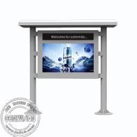 Plancher IP65 tenant le Signage extérieur d'affichage, totem lisible de la publicité de Sun TFT LCD