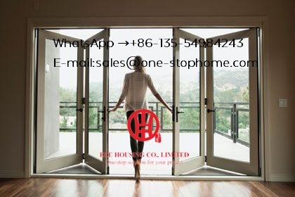 Bi-Fold glass door system smoothly maximize the opening space,soundproof