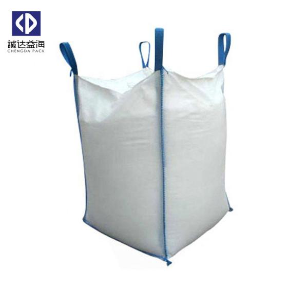 One Ton Copper Ore Pp Big Bags / Pp Jumbo Bags 4 Loops Side Seam Flat Bottom