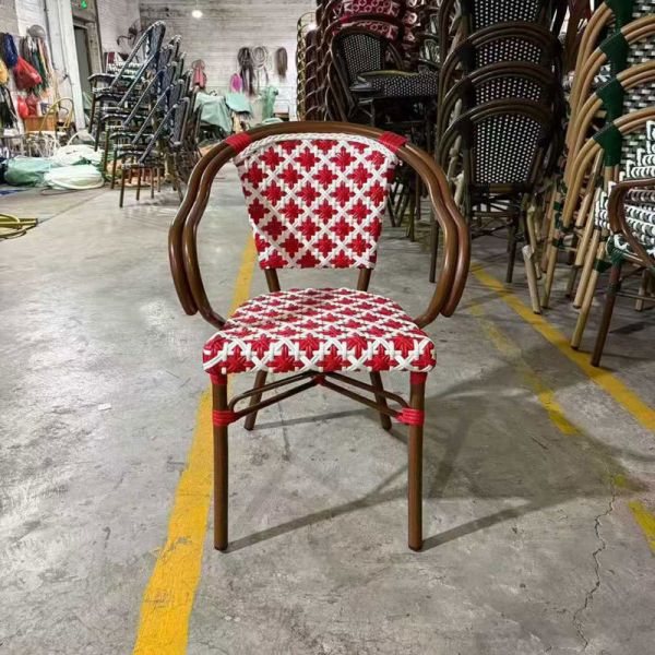 PE Rattan Bistro Chair and Barstool Set – Stylish Outdoor Furniture for Terrace & Restaurant