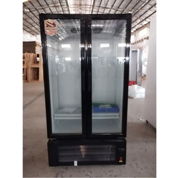 588 Liters Single Door Upright Cooler Luxury Cold Drink Fridge With Glass Door