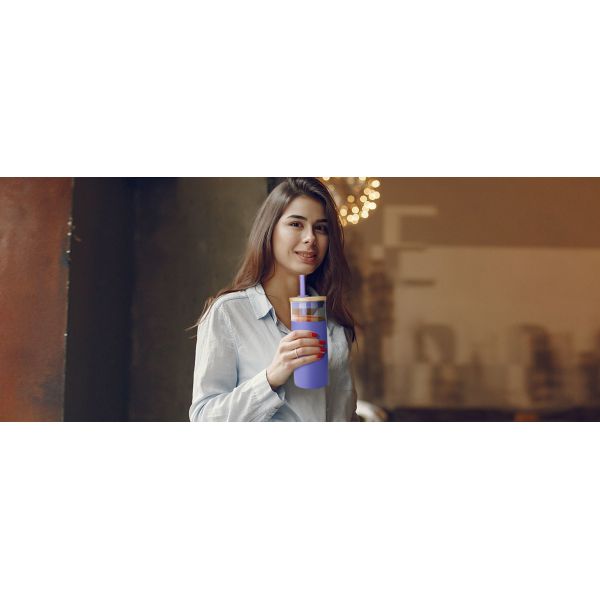 Grado alimenticio Blanco 20 oz botella de vidrio con tapa silicona manga protectora tapa de bambú botella de vidrio de agua para bebidas calientes y frías