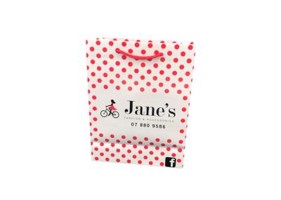 Decorative Colored Paper Gift Bags With Handles Customized Spot Printing