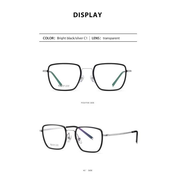 Стекла коробки стекел титана ацетата оптически объектива ориентированные на заказчика обрамляют всеобщее