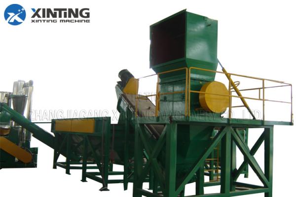Automactic PP Plastic Recycling Machine , Plastic Film Recycling Machine 