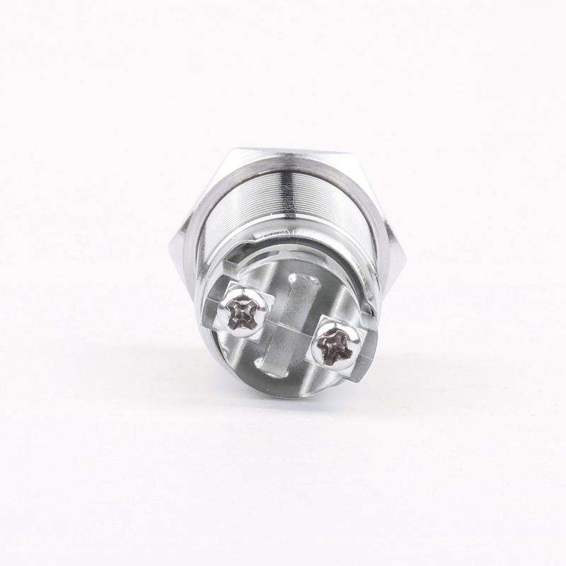 16mm Stainless Steel LED Waterproof Metal Buzzer 12V/24V/5V Screw Terminal Terminal Electronic Structure IP65 24V Max Voltage